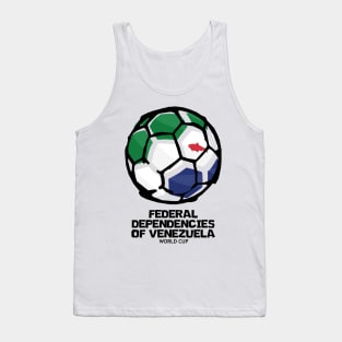 Federal Dependencies of Venezuela Football Country Flag Tank Top